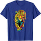 Colorful Rainbow Jaguar Abstract Graphic T-Shirt - T-Shirt | Royal