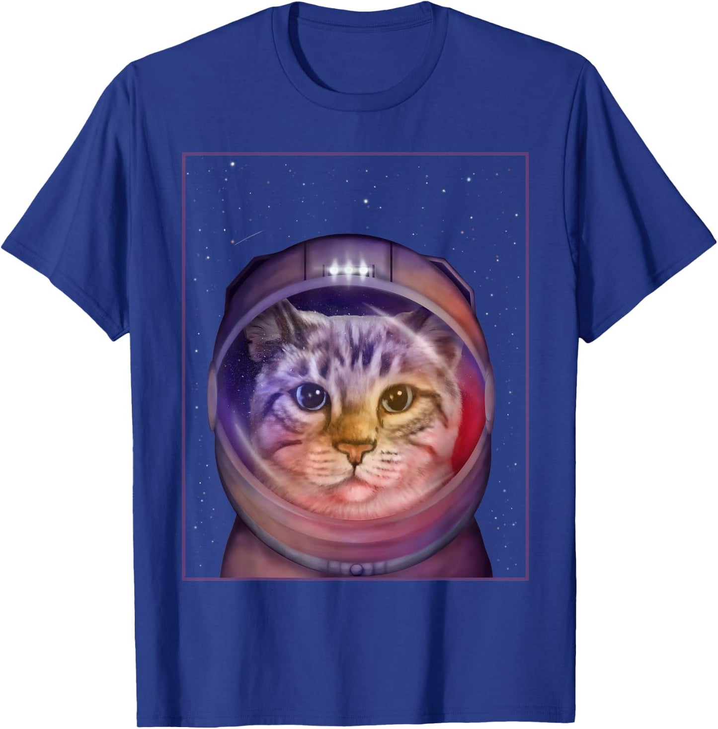 Astronaut cat - Kitty in space with helmet Women Kids T-Shirt - T-Shirt | Royal