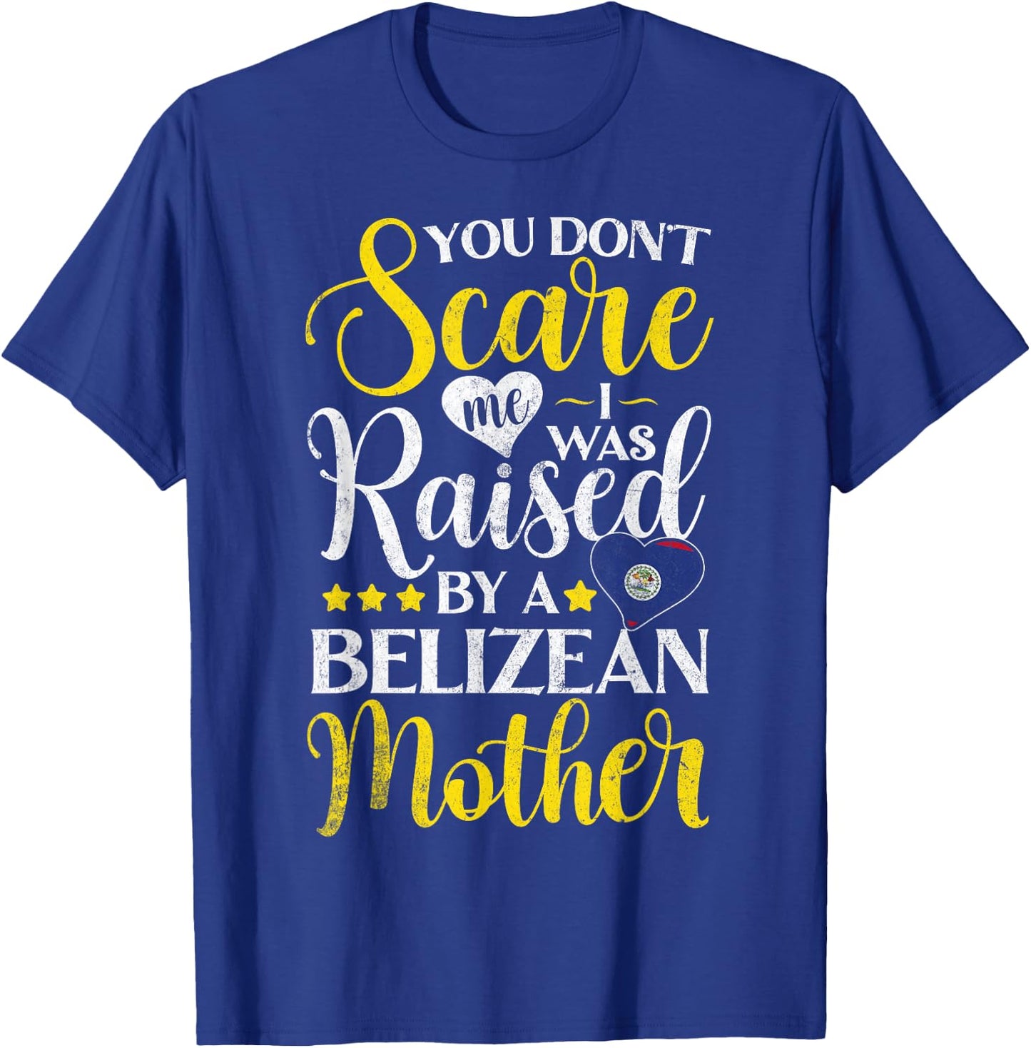 Belize Flag Souvenirs for Belizeans Men & Women T-Shirt - T-Shirt | Royal