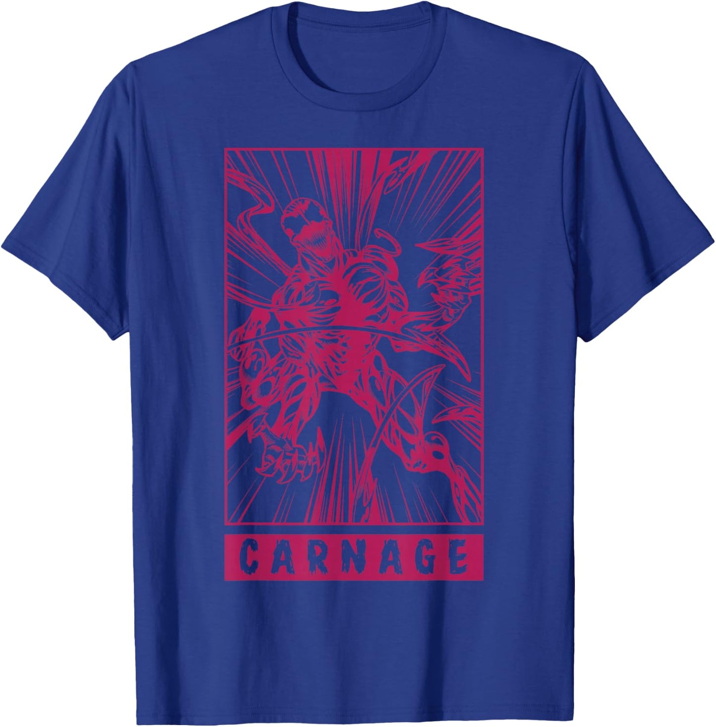Marvel Venom Carnage Symbiote Comic Graphic T-Shirt - T-Shirt | Royal