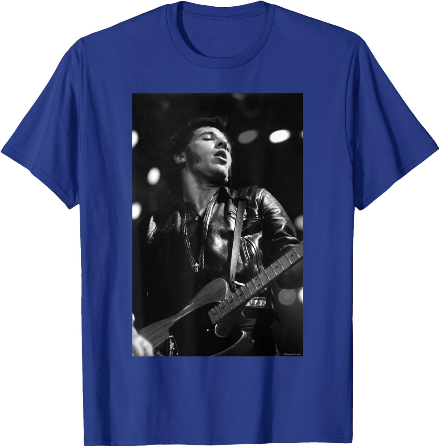 Bruce Springsteen Live At Wembley by Simon Fowler , Black, S T-Shirt - T-Shirt | Royal