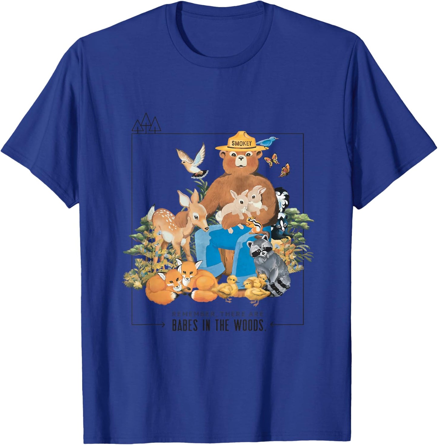 Smokey Bear Officially Licensed T-Shirt - T-Shirt | Royal