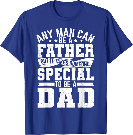 Best Dad Funny Father's Day Proud Father Husband Daddy T-Shirt - T-Shirt | Royal