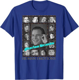 Marlon Brando_001_Back Printed T-Shirt - T-Shirt | Royal