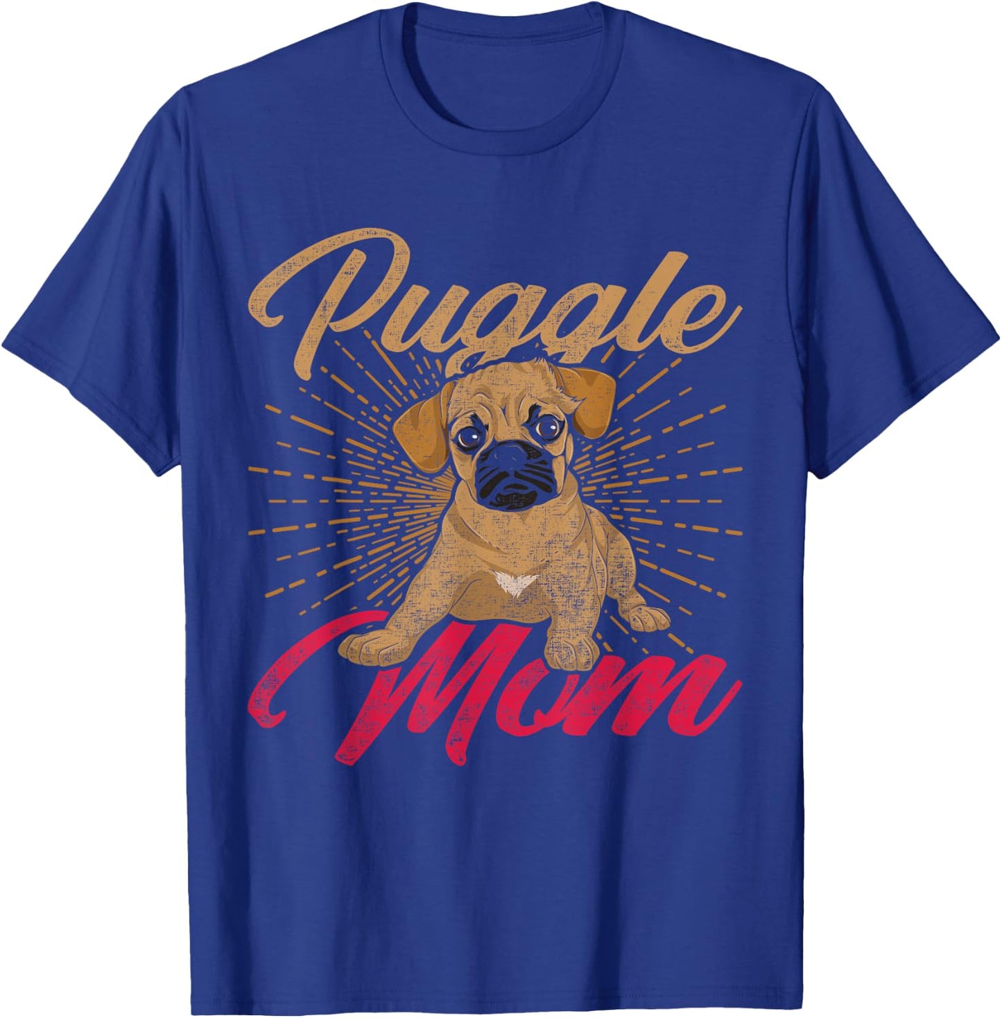 Cute Pet Animal Dog Lover Puggle Mom Mothers Day Puggle T-Shirt - T-Shirt | Royal
