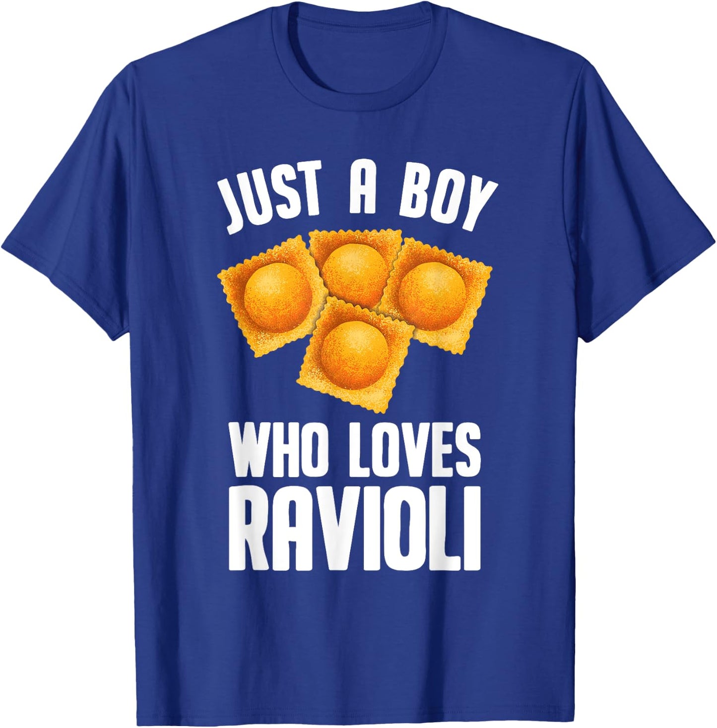 Cool Ravioli Design For Boys Men Ravioli Pasta Dough Wrap T-Shirt - T-Shirt | Royal