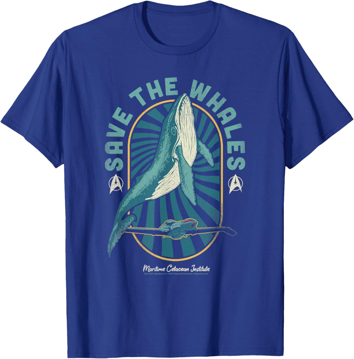 Star Trek IV: The Voyage Home Save The Whales Collection , black T-Shirt - T-Shirt | Royal