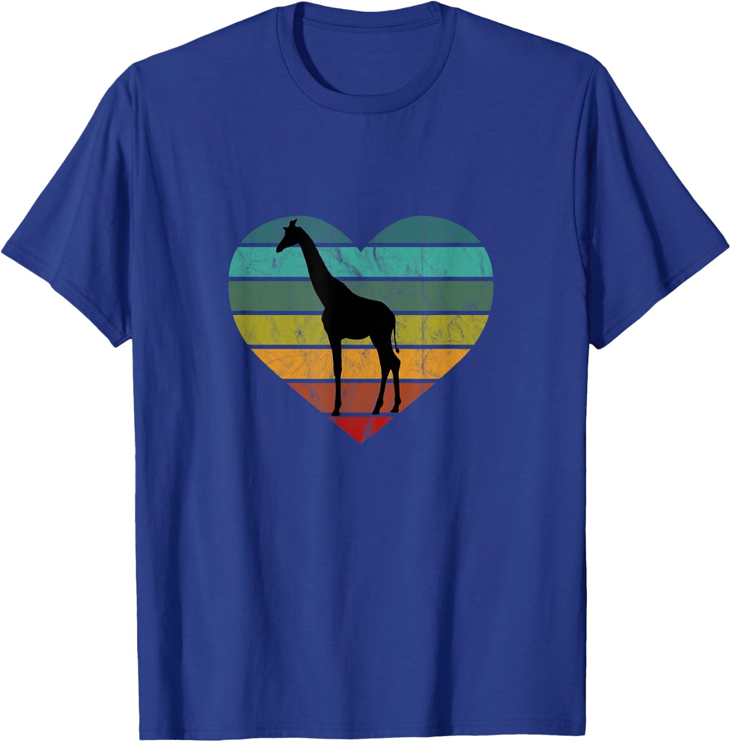 Rette Serengeti Safari Kenia Afrika Herz Ich Liebe Giraffen T-Shirt - T-Shirt | Royal