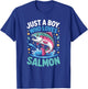 Boys Salmon T-Shirt - T-Shirt | Royal