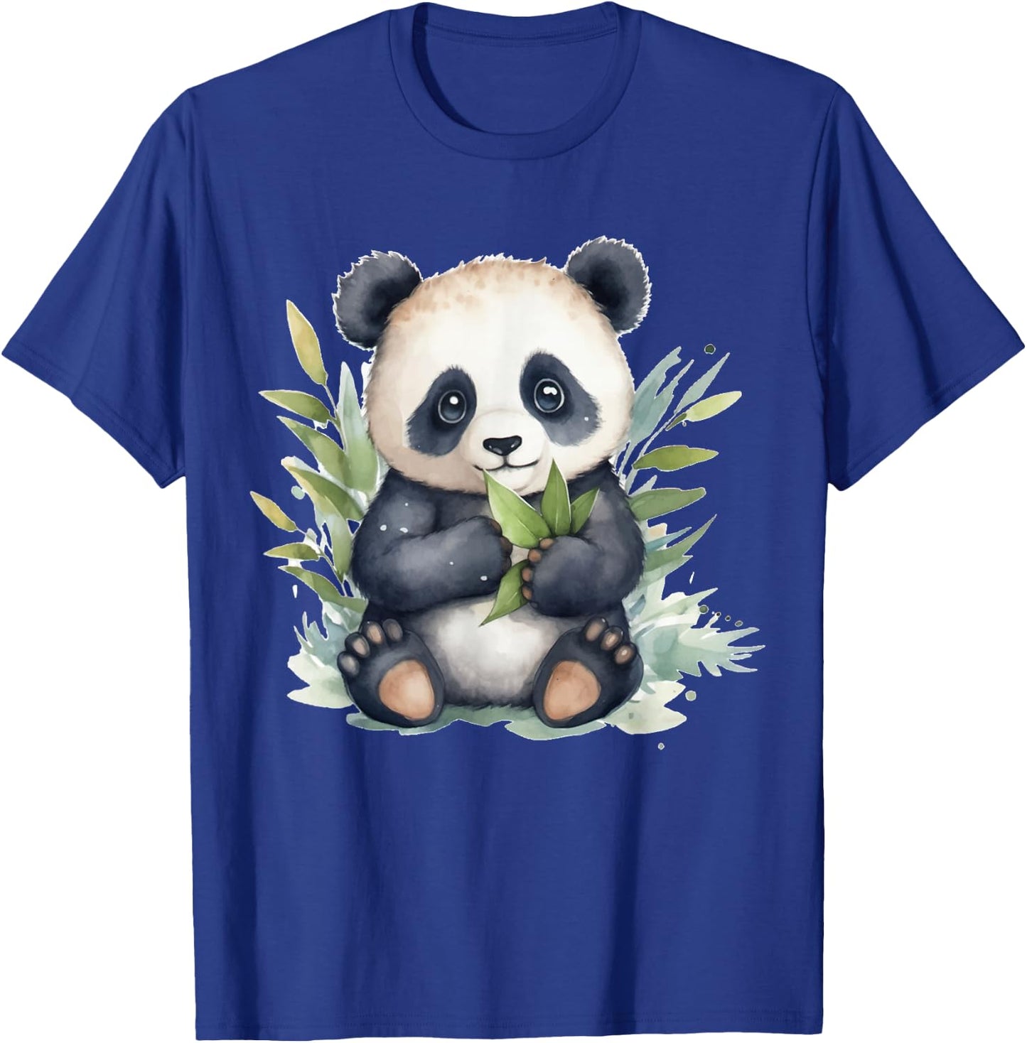 Watercolor Panda T-Shirt - T-Shirt | Royal