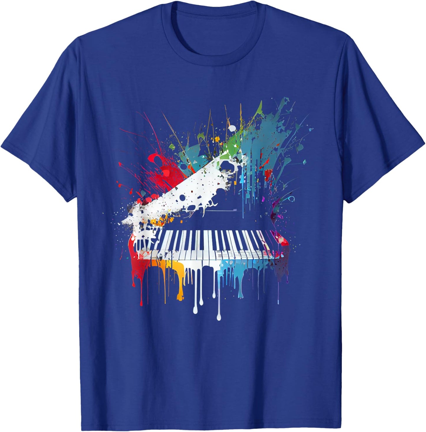 Piano Design Klavier Geschenk für Pianisten T-Shirt - T-Shirt | Royal
