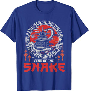 Lunar New Year Of The Snake 2025 Happy Chinese New Year T-Shirt - T-Shirt | Royal