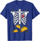 Halloween Dad Skeleton Taco Belly Funny Pregnancy Couple Men T-Shirt - T-Shirt | Royal