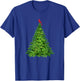 Cardinal Red Bird in Pine Tree Christmas T-Shirt - T-Shirt | Royal