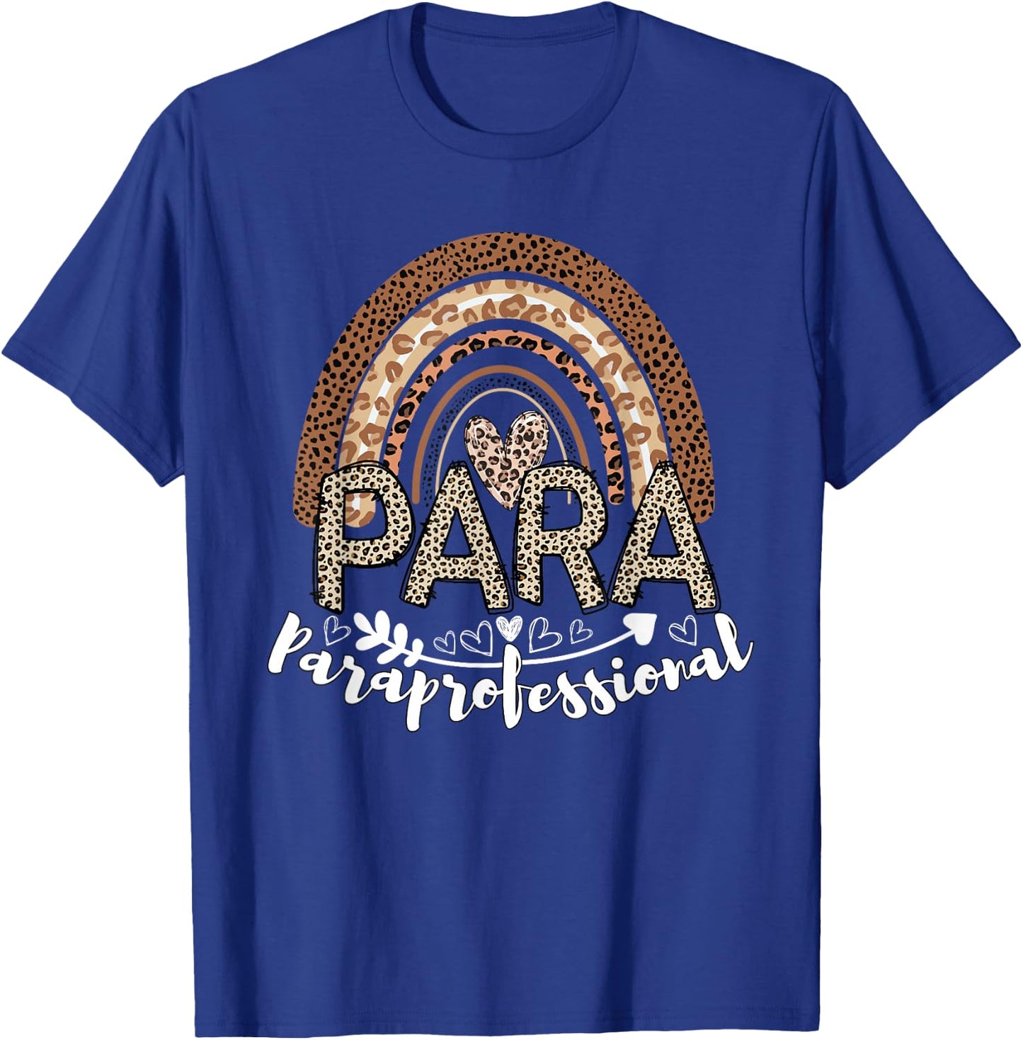 Rainbow Leopard Ideas Para Paraprofessional Special Squad T-Shirt - T-Shirt | Royal