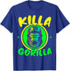 Killa Gorilla Ape Lover Monkey Whisperer Zookeeper T-Shirt - T-Shirt | Royal