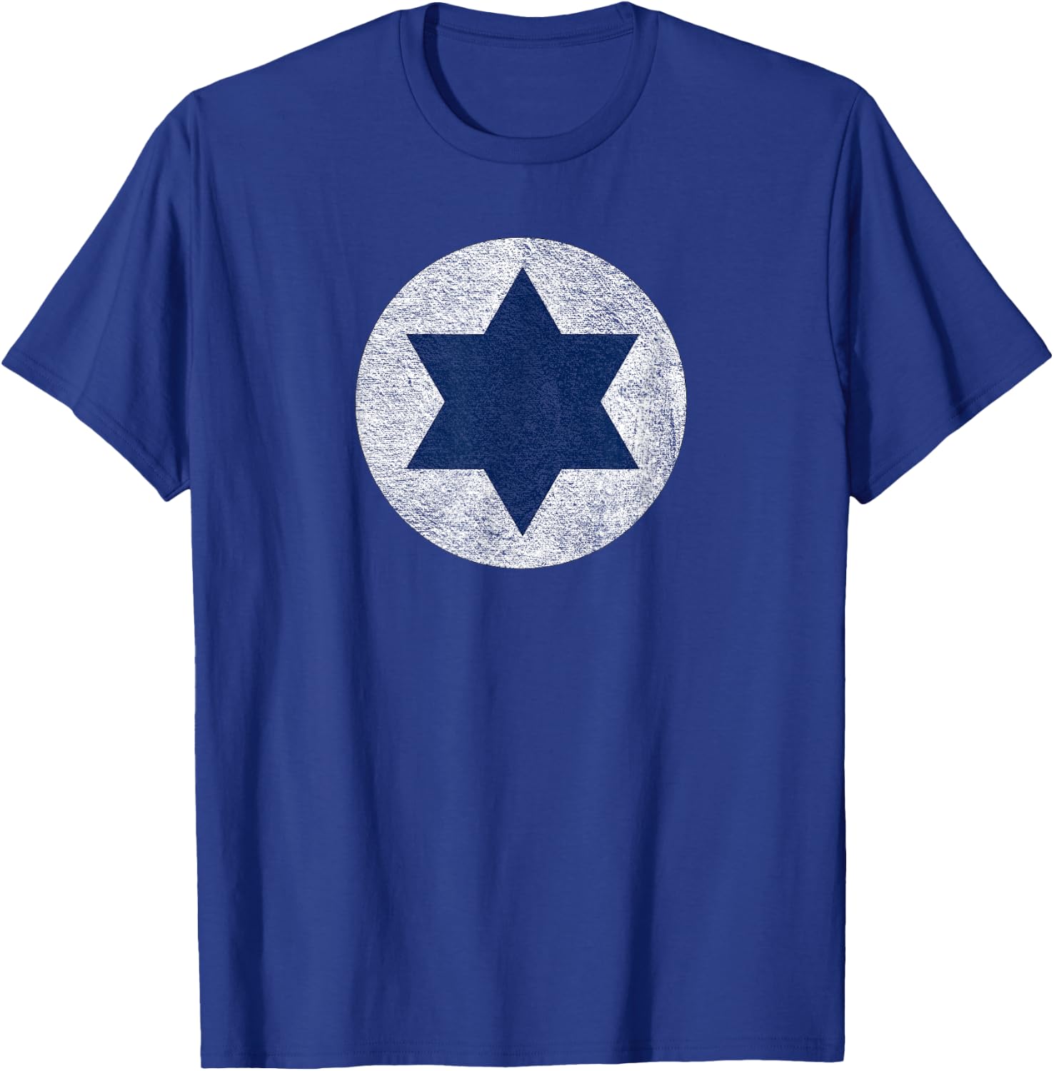 Israeli Air Force Israel Defense Roundel Flag Star of David T-Shirt - T-Shirt | Royal