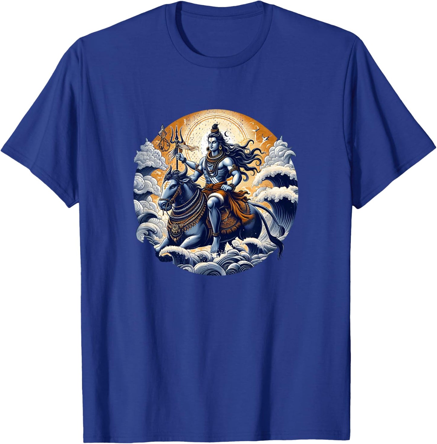 Herr Shiva reitet auf Nandi T-Shirt - T-Shirt | Royal