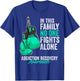 Addiction Recovery Awareness Month Gloves Teal Ribbon T-Shirt - T-Shirt | Royal