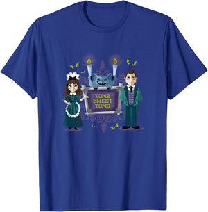 The Haunted Mansion Tomb Sweet Servants & Gargoyle Shot T-Shirt - T-Shirt | Royal