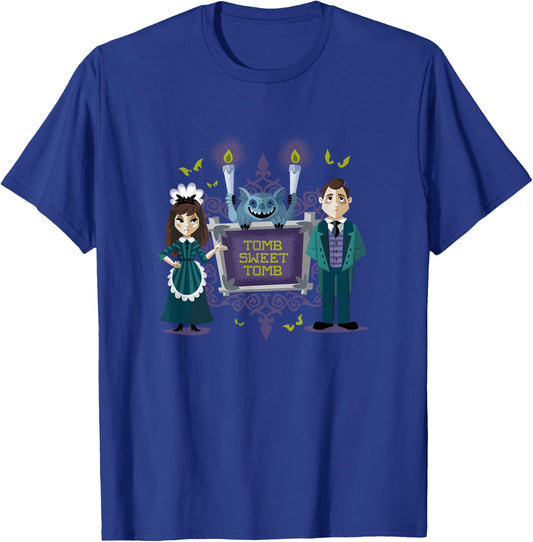 The Haunted Mansion Tomb Sweet Servants & Gargoyle Shot T-Shirt - T-Shirt | Royal