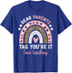 Dear Parents Tag You're It Love Teachers Leopard Rainbow T-Shirt - T-Shirt | Royal