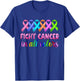 Lutte contre le cancer dans toutes les couleurs de la sensibilisation au cancer du sein T-Shirt - T-Shirt | Royal