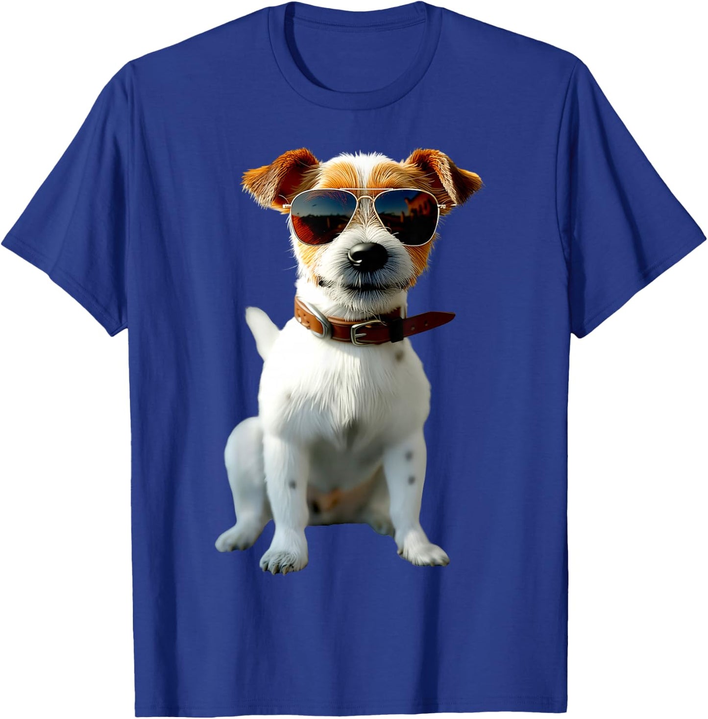 Jack Russell Terrier with Sunglasses Jack Russels Lovers , black T-Shirt - T-Shirt | Royal