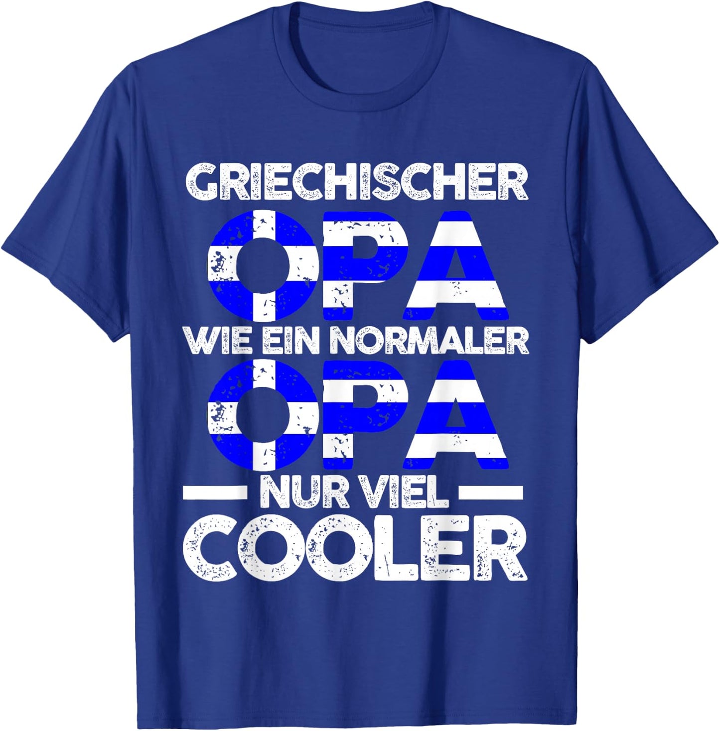 Griechenlandischer Opa Grieche Griechenland T-Shirt - T-Shirt | Royal