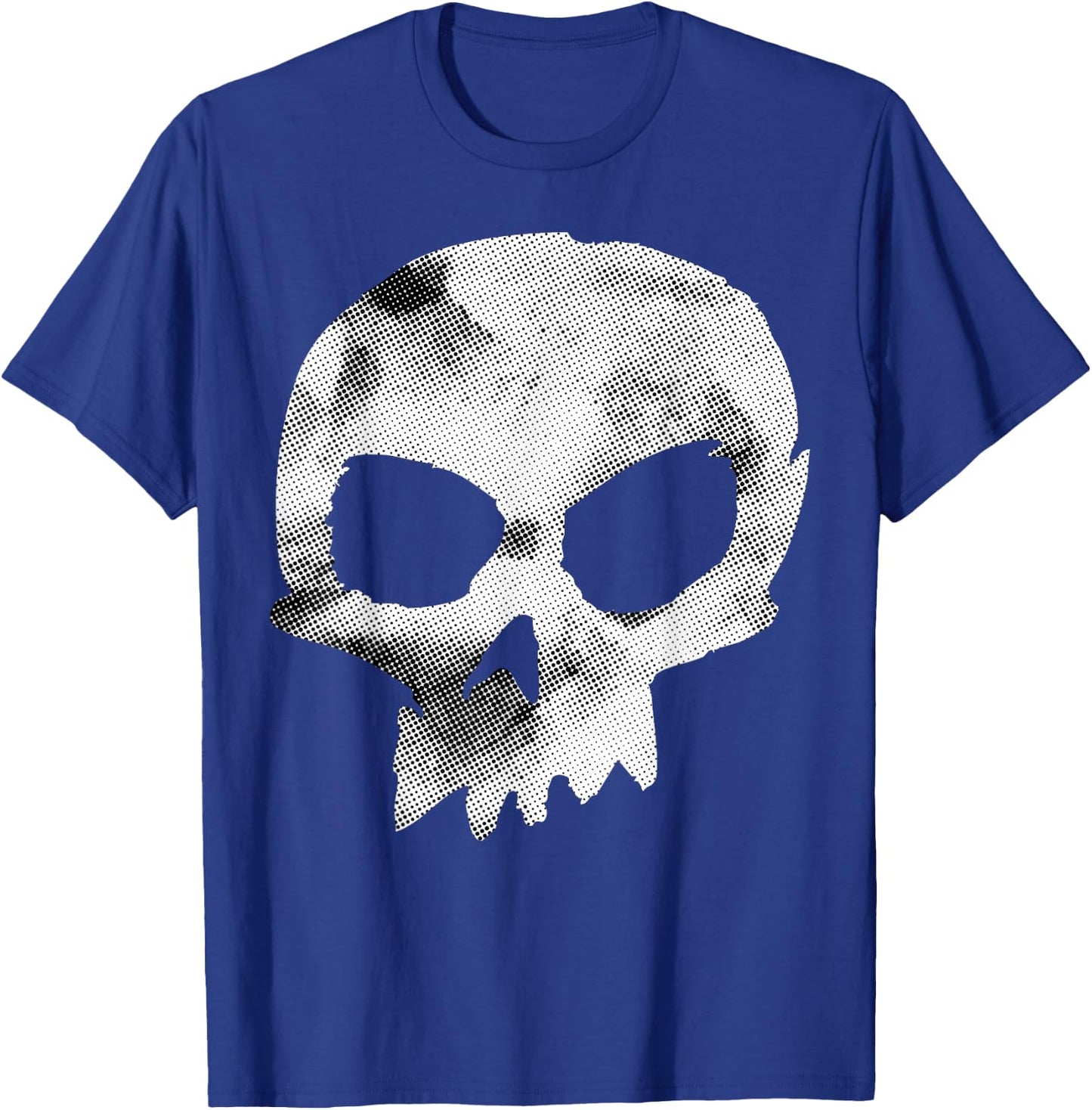 Disney Pixar Toy Story Sid Skull Classic Big Chest Emblem T-Shirt - T-Shirt | Royal