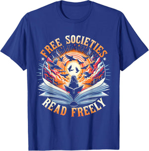Book Lover Quote Banned Books T-Shirt - T-Shirt | Royal