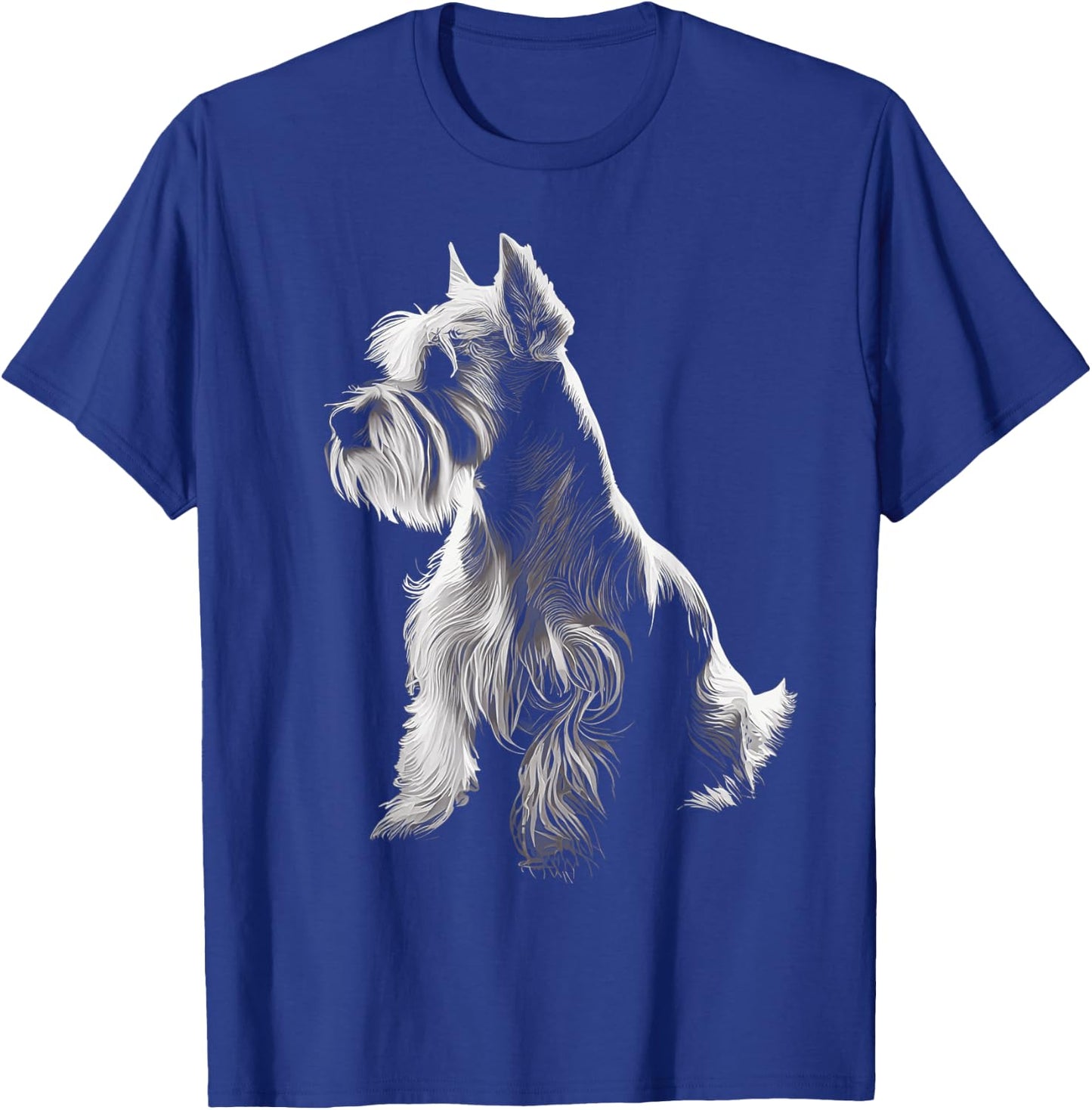 Miniature Schnauzer dog art Miniature Schnauzer T-Shirt - T-Shirt | Royal