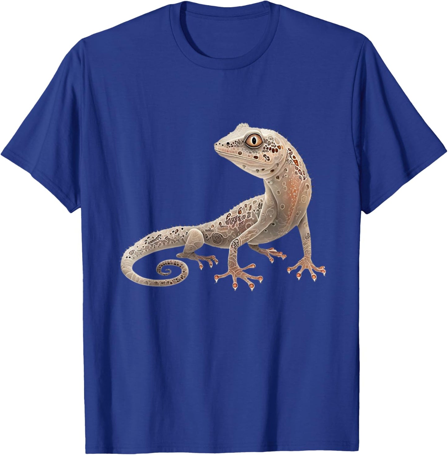 A Unique and Playful Gecko Design T-Shirt - T-Shirt | Royal