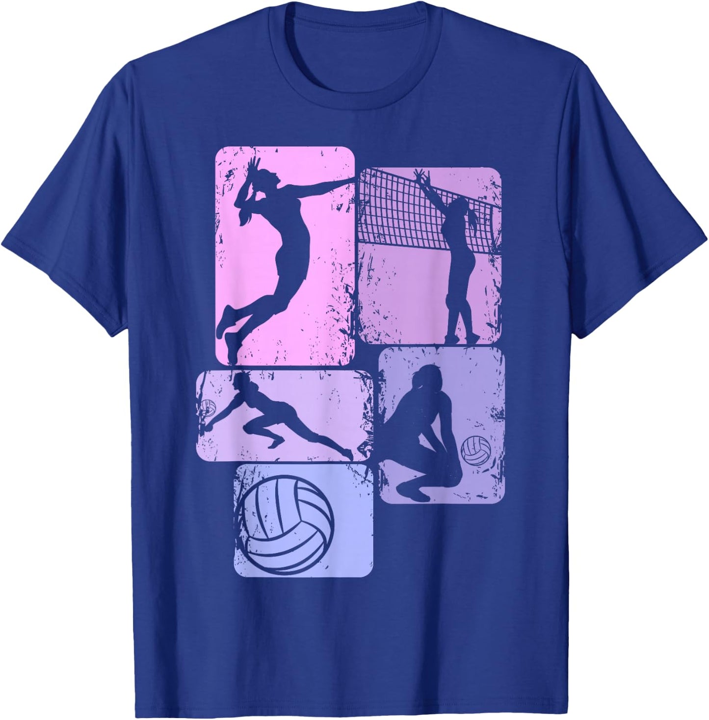 Volleyball Girl's Volleyballer Women's , black T-Shirt - T-Shirt | Royal
