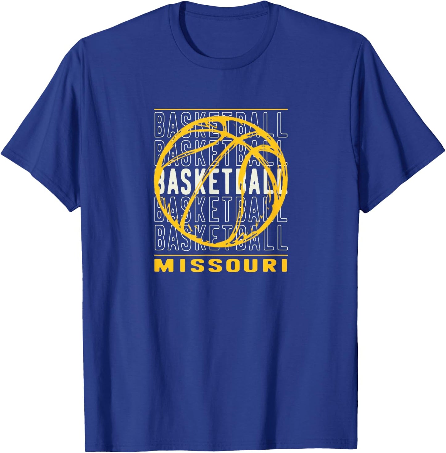 Basketball Missouri T-Shirt - T-Shirt | Royal