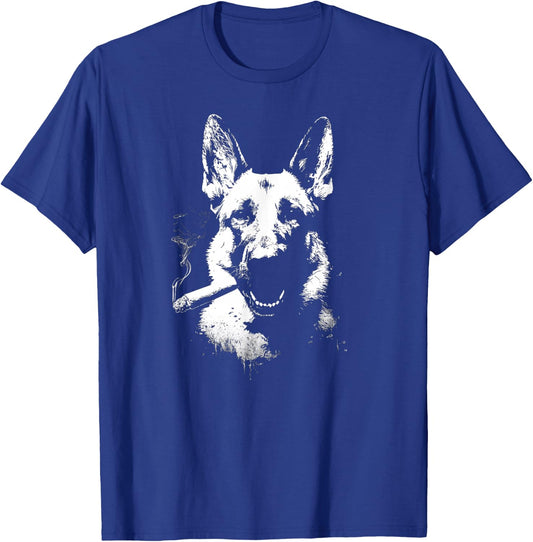 German Shepherd Dog Owner for Dad Father's Day T-Shirt - T-Shirt | Royal