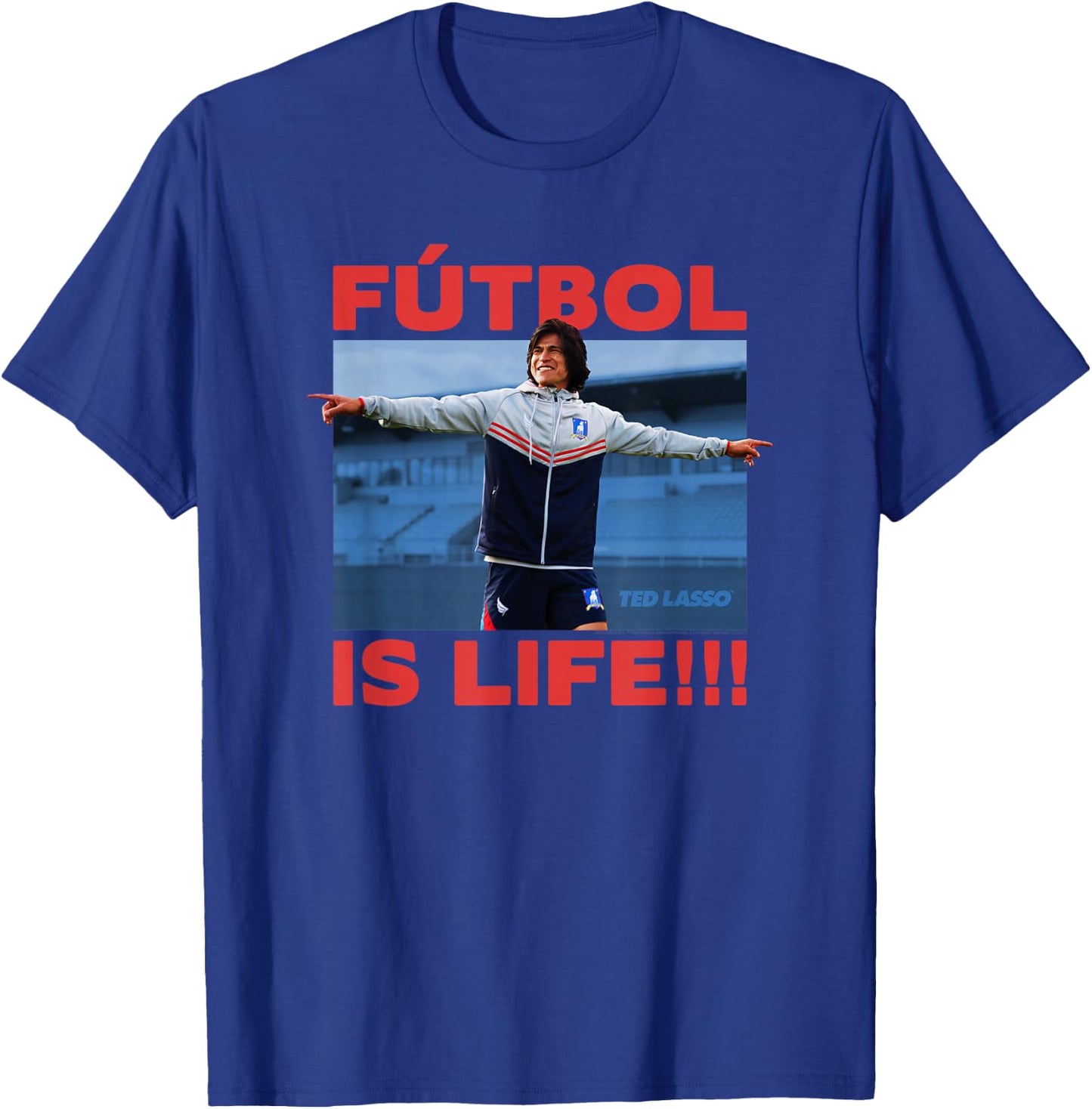 Ted Lasso Dani Rojas Futbol is Life T-Shirt - T-Shirt | Royal