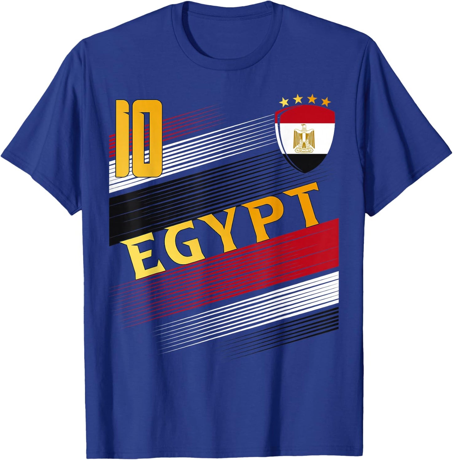 Egyptian Flag For Lovers Of Egyptian Pride , Black, S T-Shirt - T-Shirt | Royal