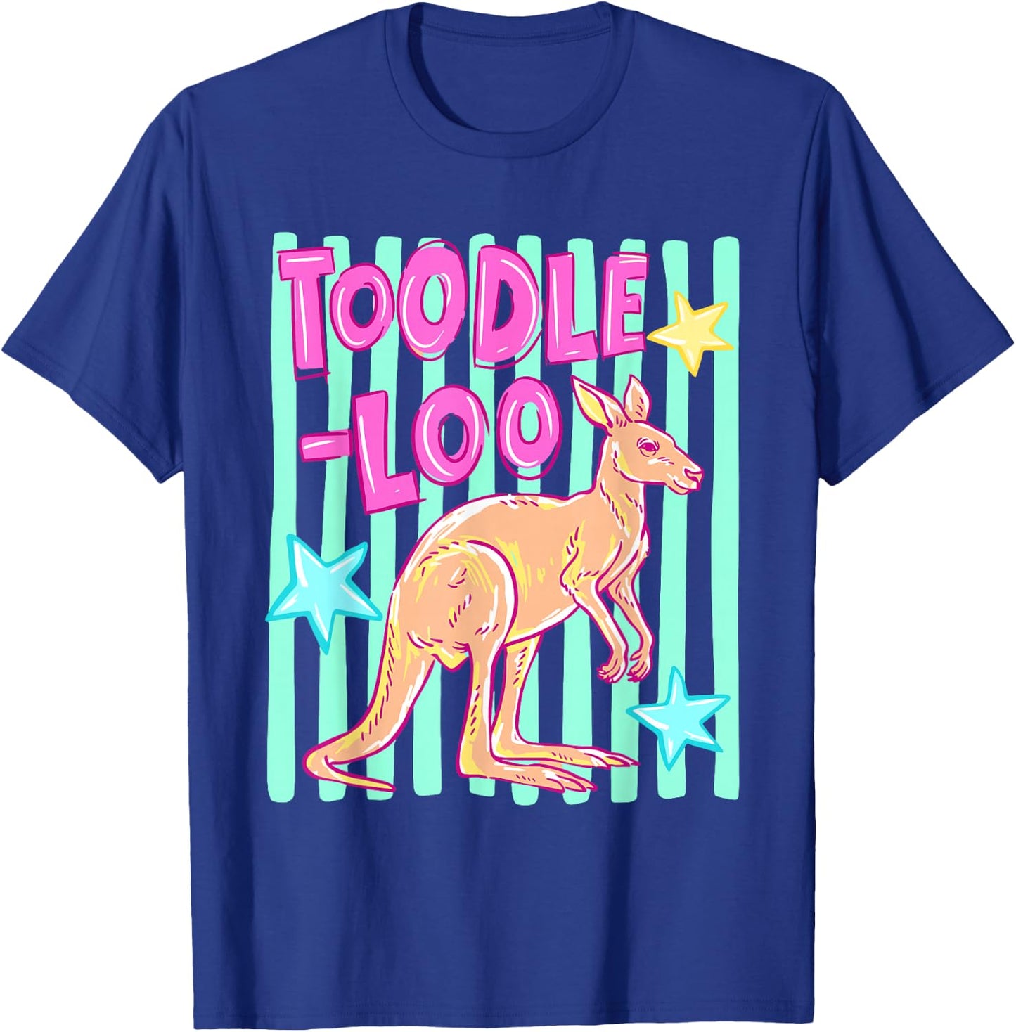 Toodle-Loo Kangaroo Teacher Last Day of School End of Year T-Shirt - T-Shirt | Royal