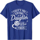 That's My Granddaughter Out There Volleyball Grandma T-Shirt - T-Shirt | Royal