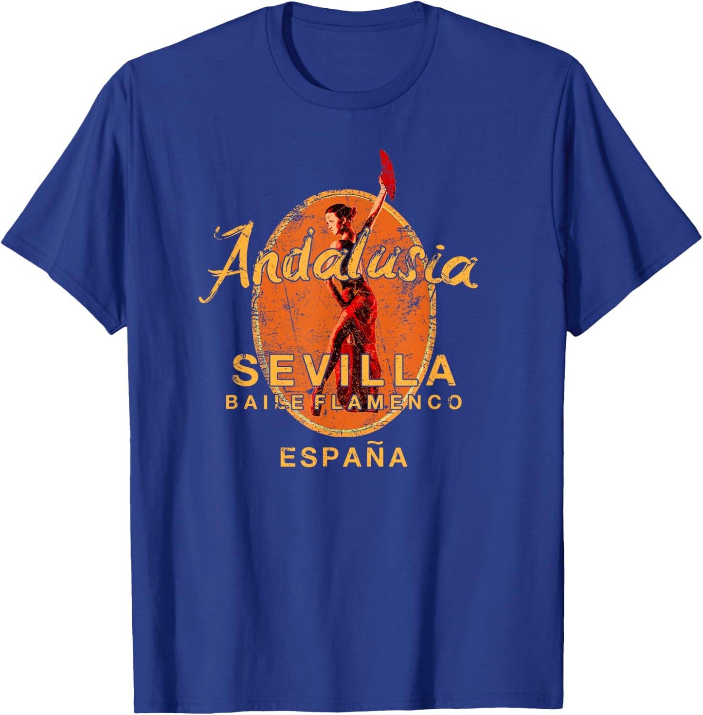 Spain Seville Flamenco Dance Andalusia Sevilla Espana T-Shirt - T-Shirt | Royal