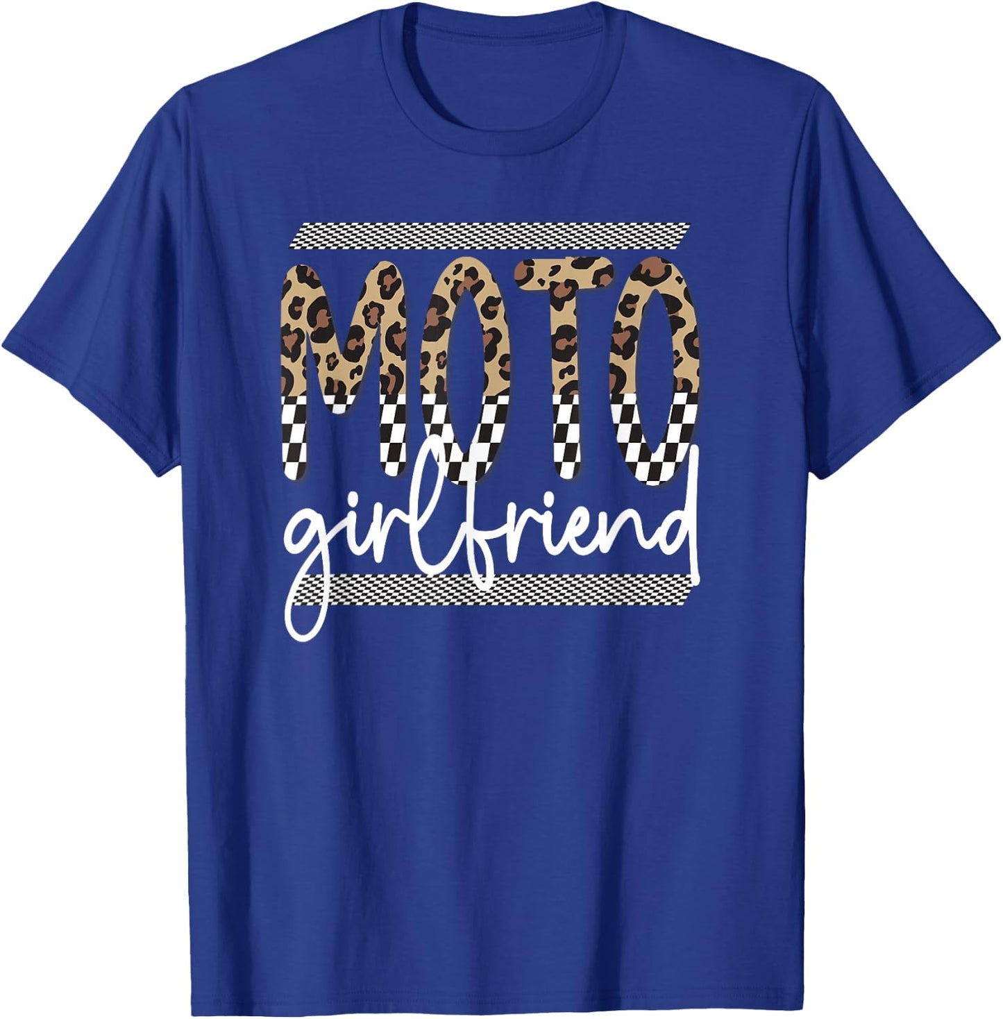 Motocross Girlfriend Best Moto Girlfriend T-Shirt - T-Shirt | Royal