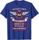 with German Text "Als Gott mich vor 50 Jahren schuf grinste er das wird FUNNY" [German L, black T-Shirt - T-Shirt | Royal