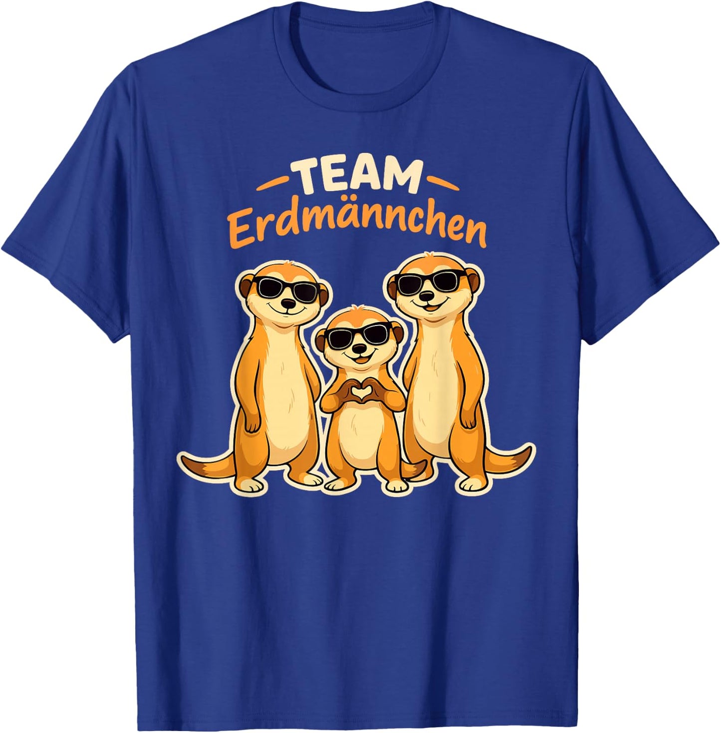 Team Erdmännchen Familie Meerkat Kinder Mädchen Damen Herren T-Shirt - T-Shirt | Royal
