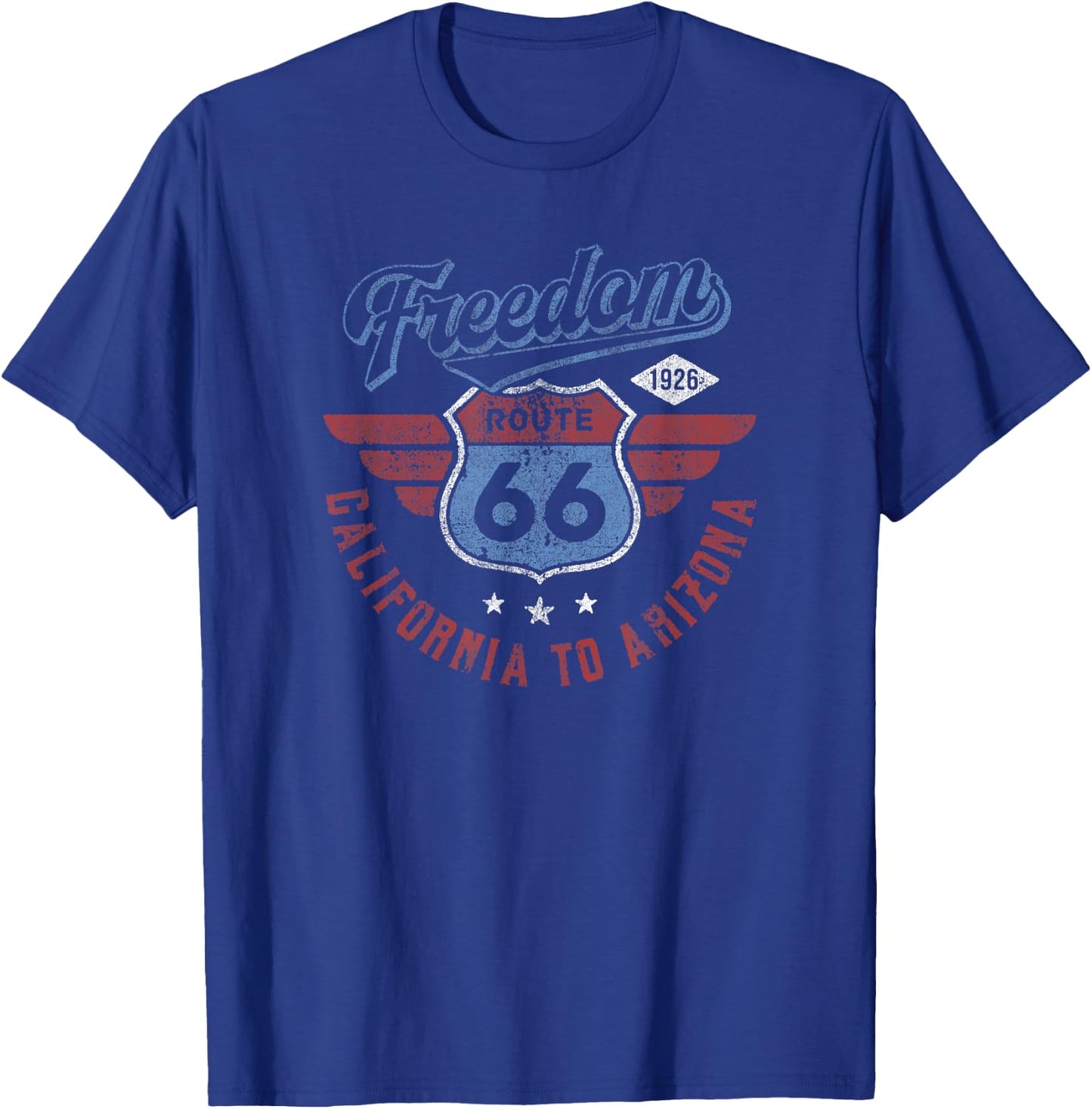 Trendy Route 66 Freedom California to Arizona 1926 , black T-Shirt - T-Shirt | Royal