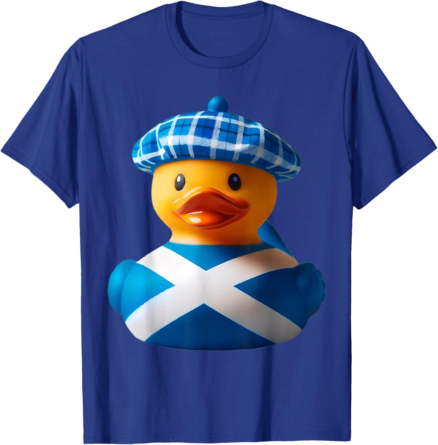 Scottish Pride Scotland Flag Rubber Duck Ducky Duckie T-Shirt - T-Shirt | Royal