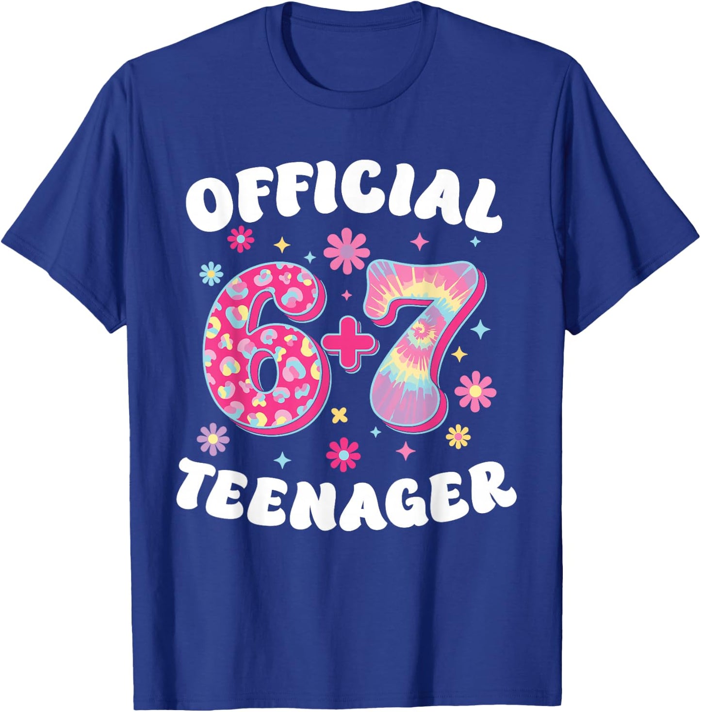 Official 6 Plus 7 Teenager 13 Geburtstag 67 Meme T-Shirt - T-Shirt | Royal