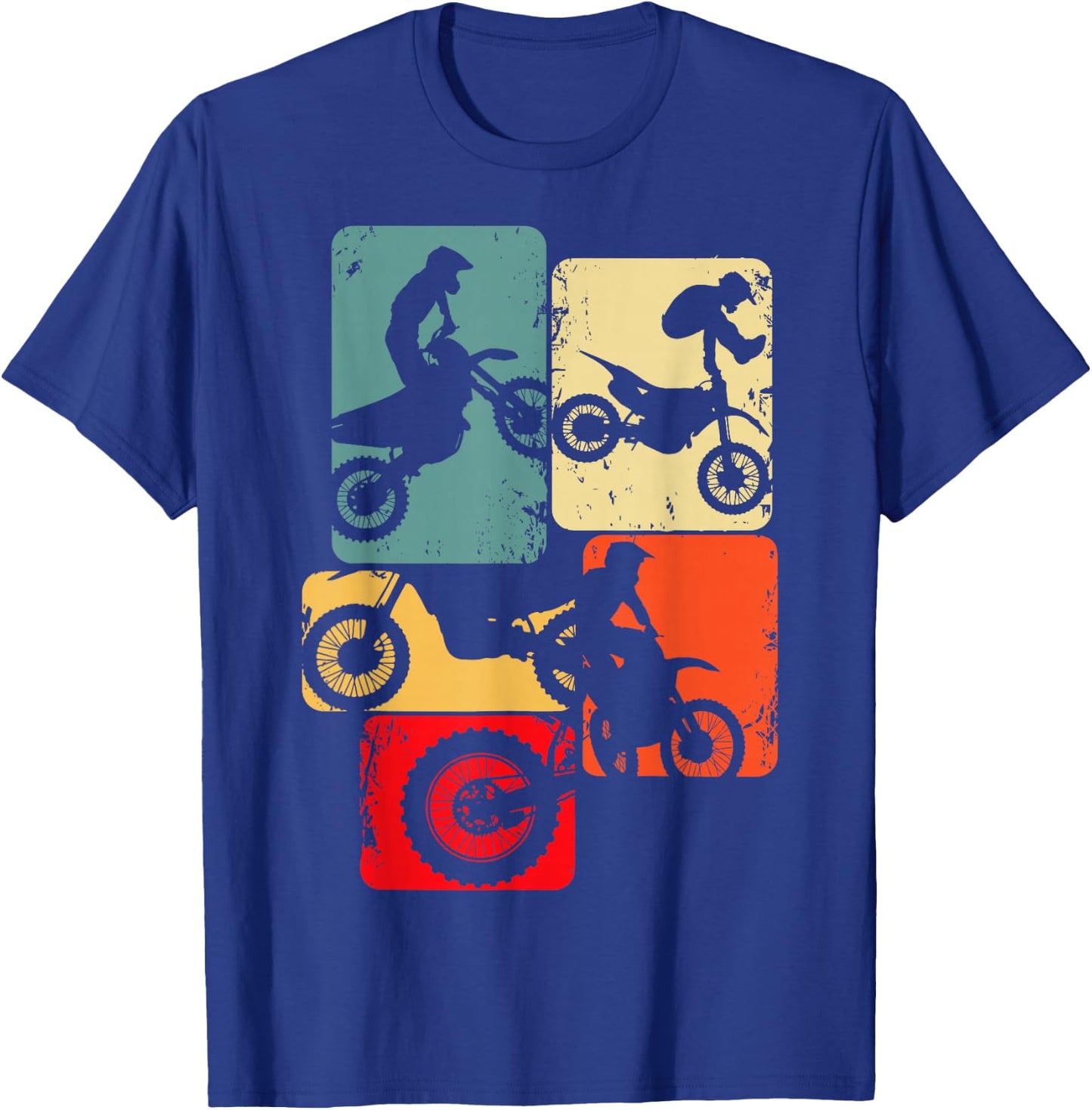 Motocross Bike Dirt Biker Enduro Supermoto , black T-Shirt - T-Shirt | Royal