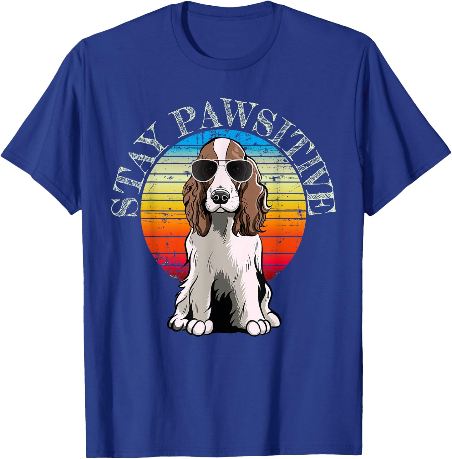 English Springer Spaniel Dog Women Girls Kids T-Shirt - T-Shirt | Royal