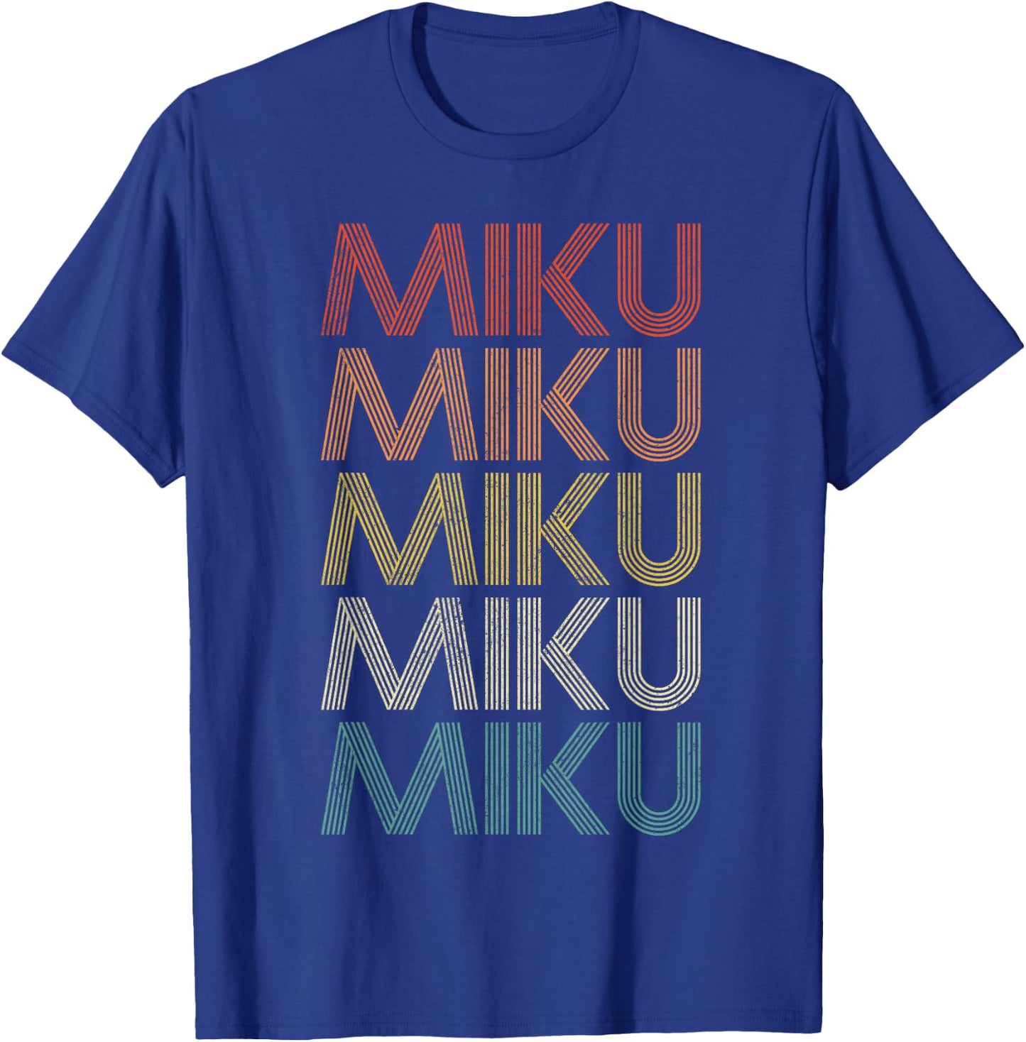Miku Retro Vintage T-Shirt - T-Shirt | Royal